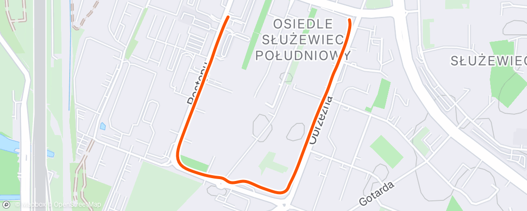 Map of the activity, Afternoon Walk