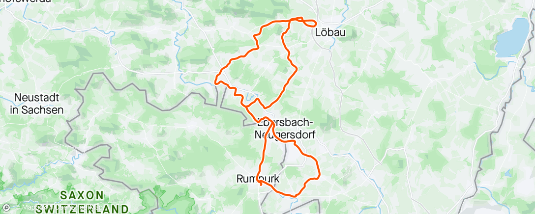 Mapa da atividade, Morning Ride se Šárkou