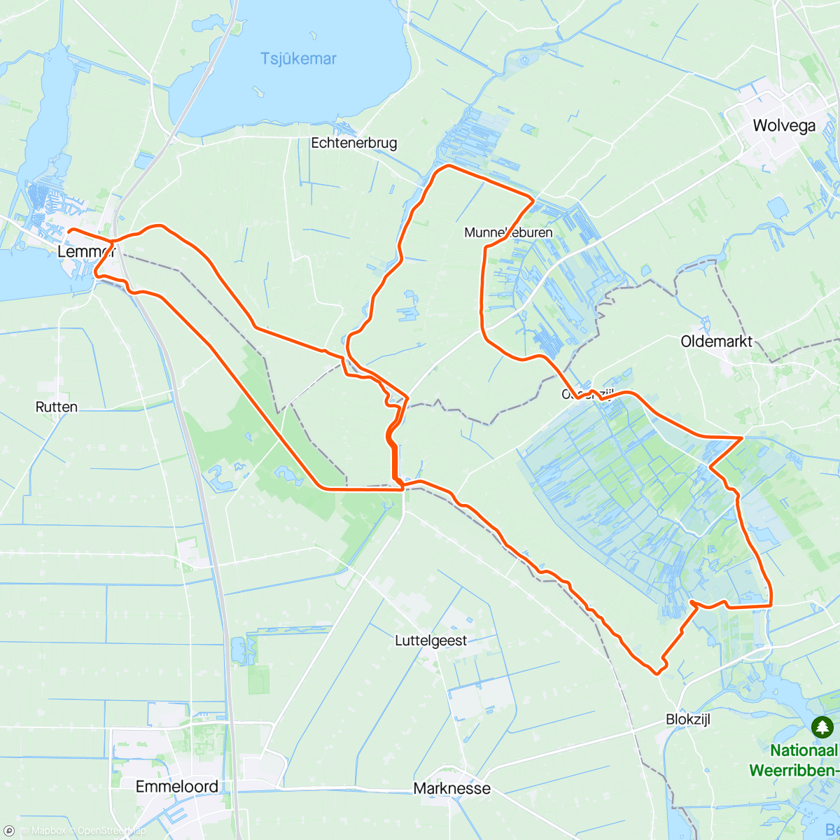 Map of the activity, Solo rondje “Nederland “🚴🏻‍♂️