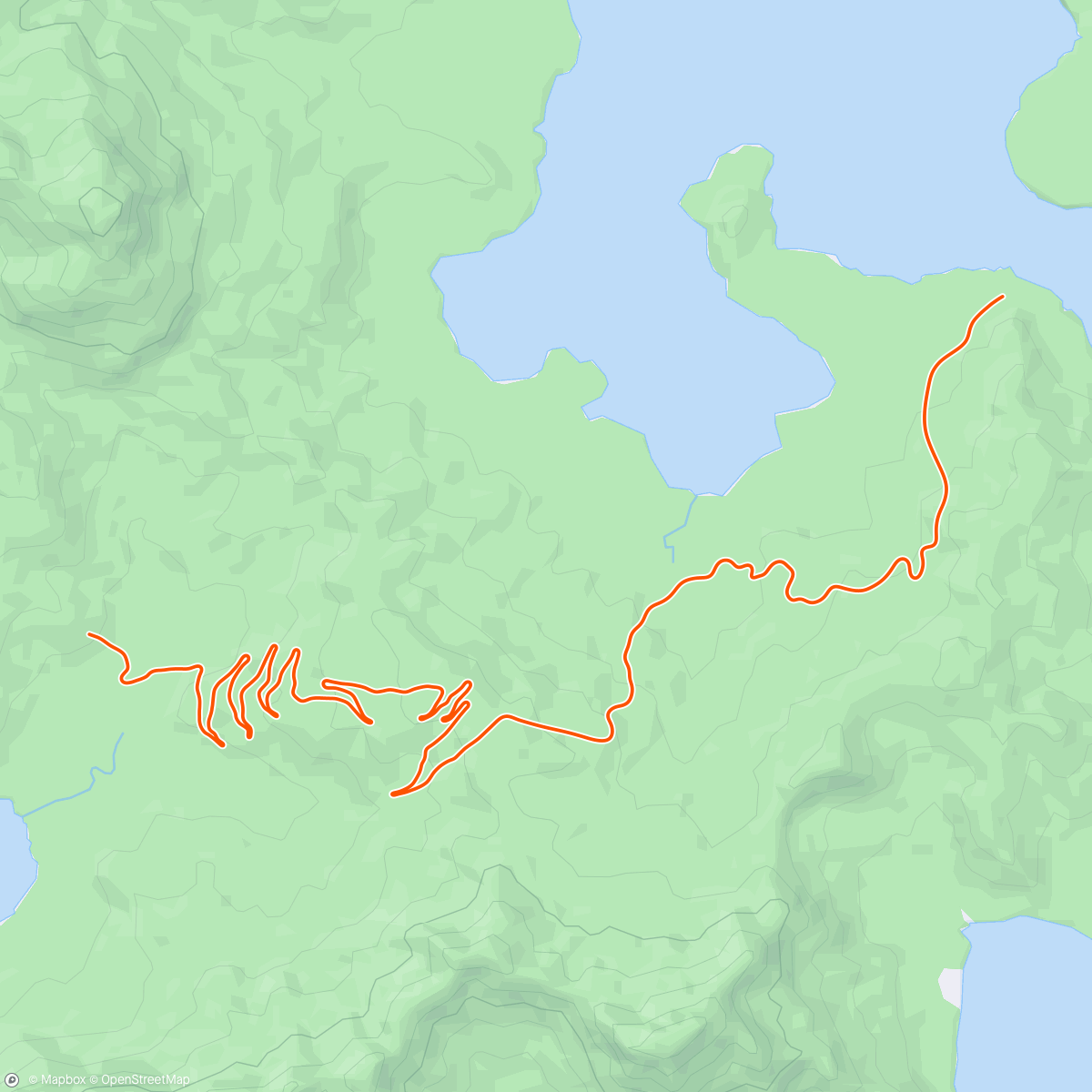 Map of the activity, Zwift - 3 x 12' Criss-Cross, 88-94%FTP, 90-96%FTP, 92-98%FTP in Watopia