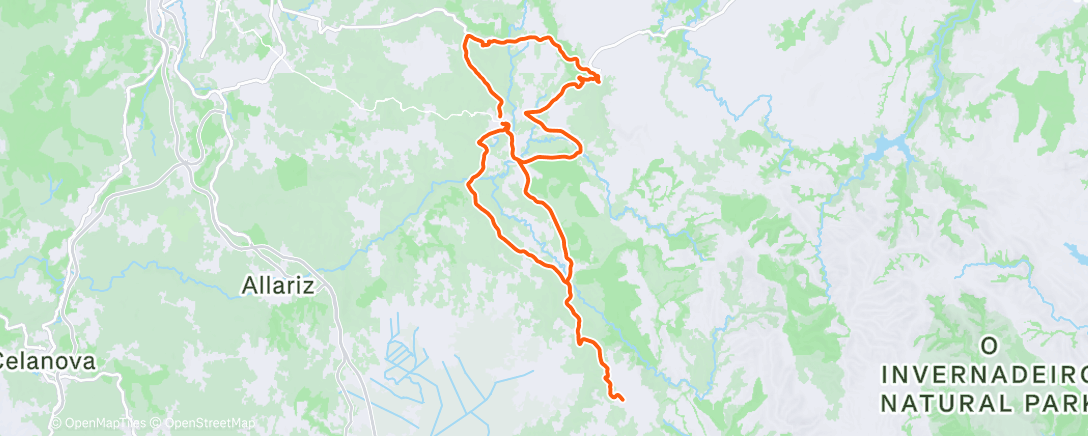 活动地图，Bicicleta a la hora del almuerzo