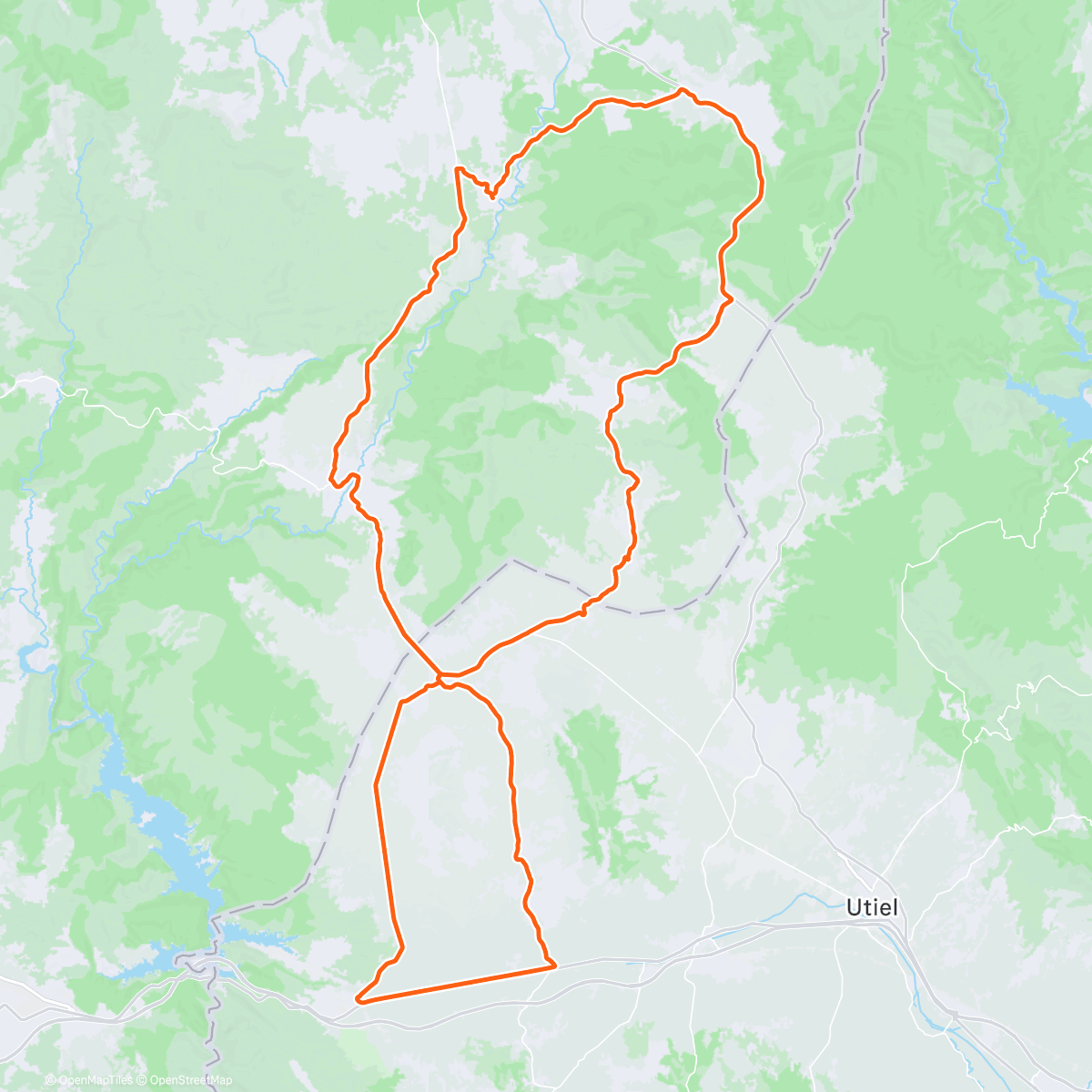 Map of the activity, Fondete 🚴‍♂️🚴‍♂️🚴‍♂️con Matallín en un día de contrastes 🌞🌧☁️🌈🌈🌈