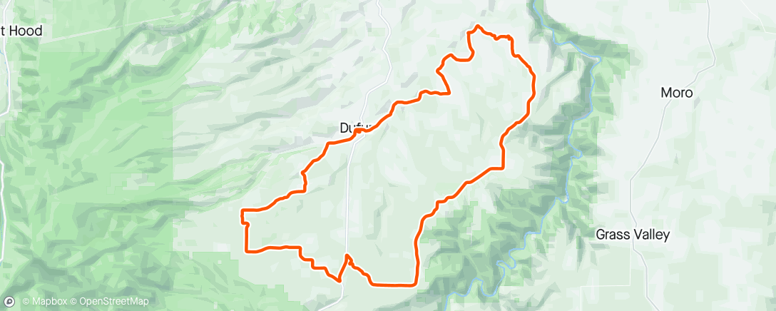 Map of the activity, Gorge Gravel Grinder (Medium)