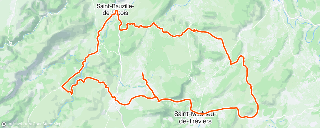 Map of the activity, CO CARNON cervelo