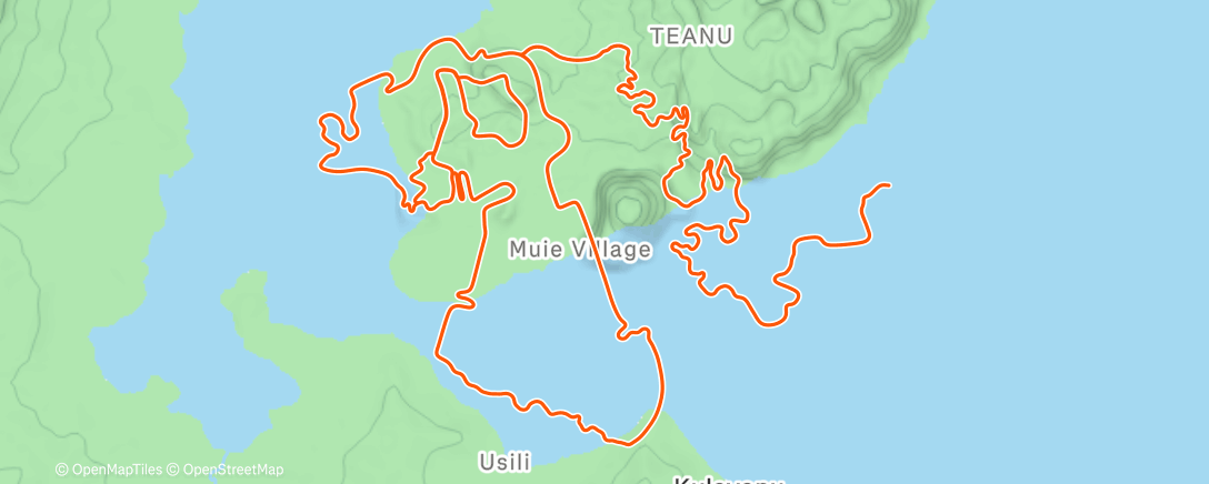 Map of the activity, Zwift - Tair Dringfa Fechan in Watopia