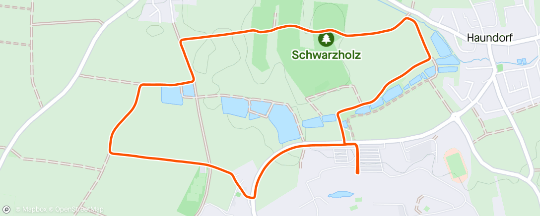 Map of the activity, Afternoon Run 🇩🇪
