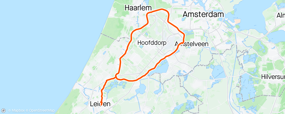 Map of the activity, Fietsweertje ☀️😍