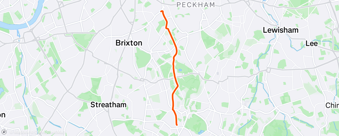 Map of the activity, Morning Ride