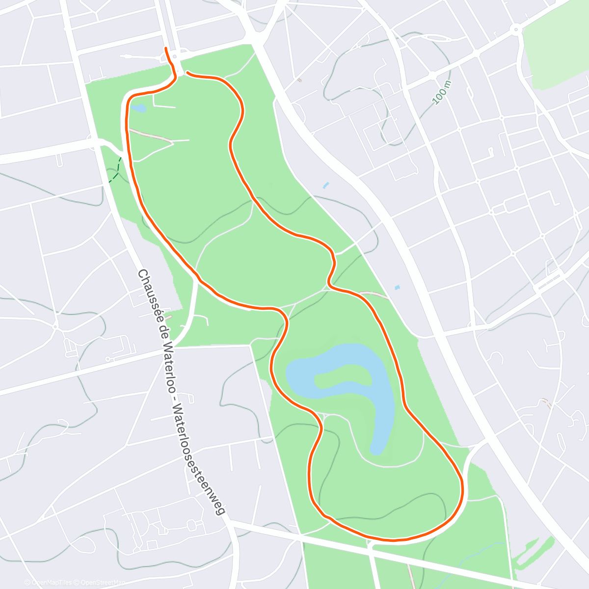 Map of the activity, the last friday morning coffee run