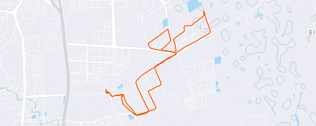 Map of the activity, Bichalema y alrededores