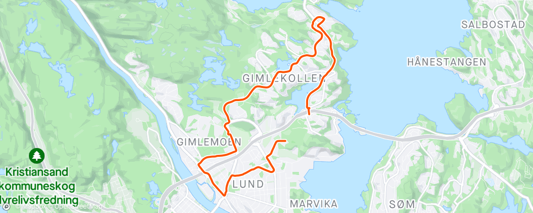 Mapa da atividade, Årets første mil 😅😓