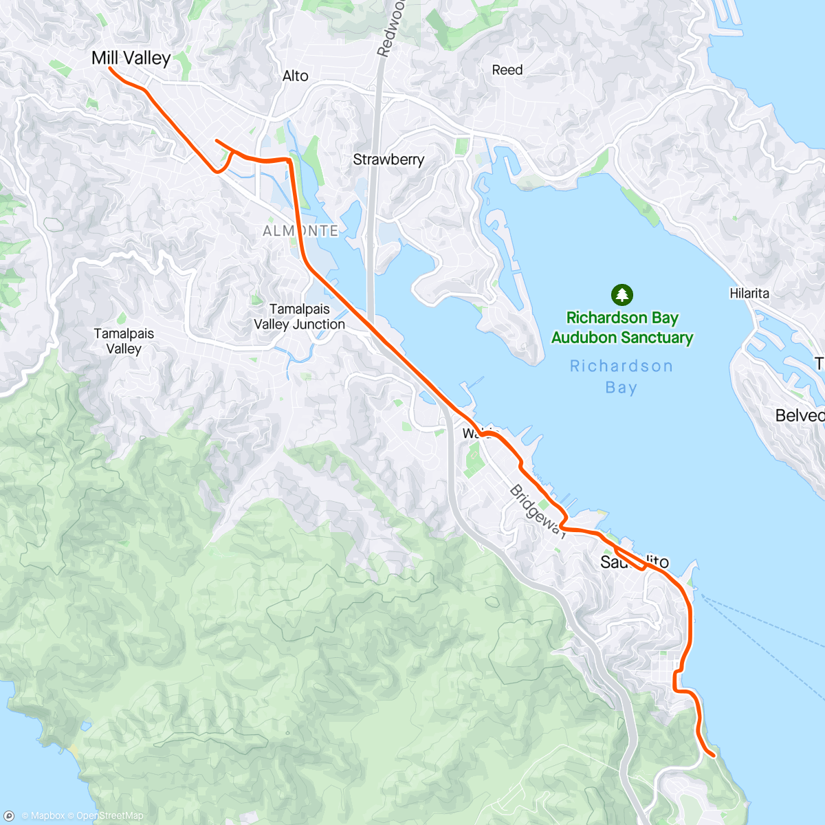 Map of the activity, Sausalito Spectacle