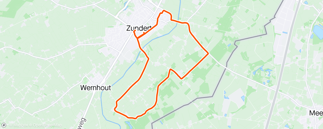 Map of the activity, Zondagloopje
