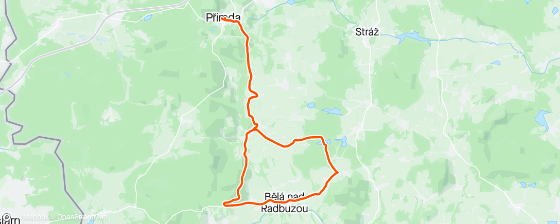 Map of the activity, Afternoon E-Mountain Bike Ride with Jarka