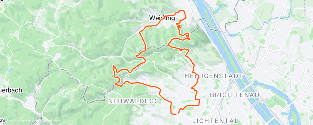 Map of the activity, Morning Ride