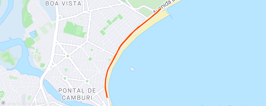 Map of the activity, Circuito Petrobras de corrida e caminhada 2024