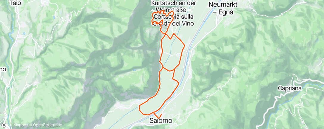 Map of the activity, Reconocimiento etapa 1 Alpes🏔️