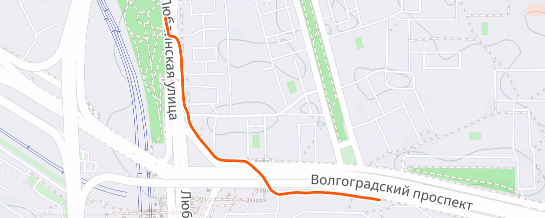 Map of the activity, Дневной велозаезд