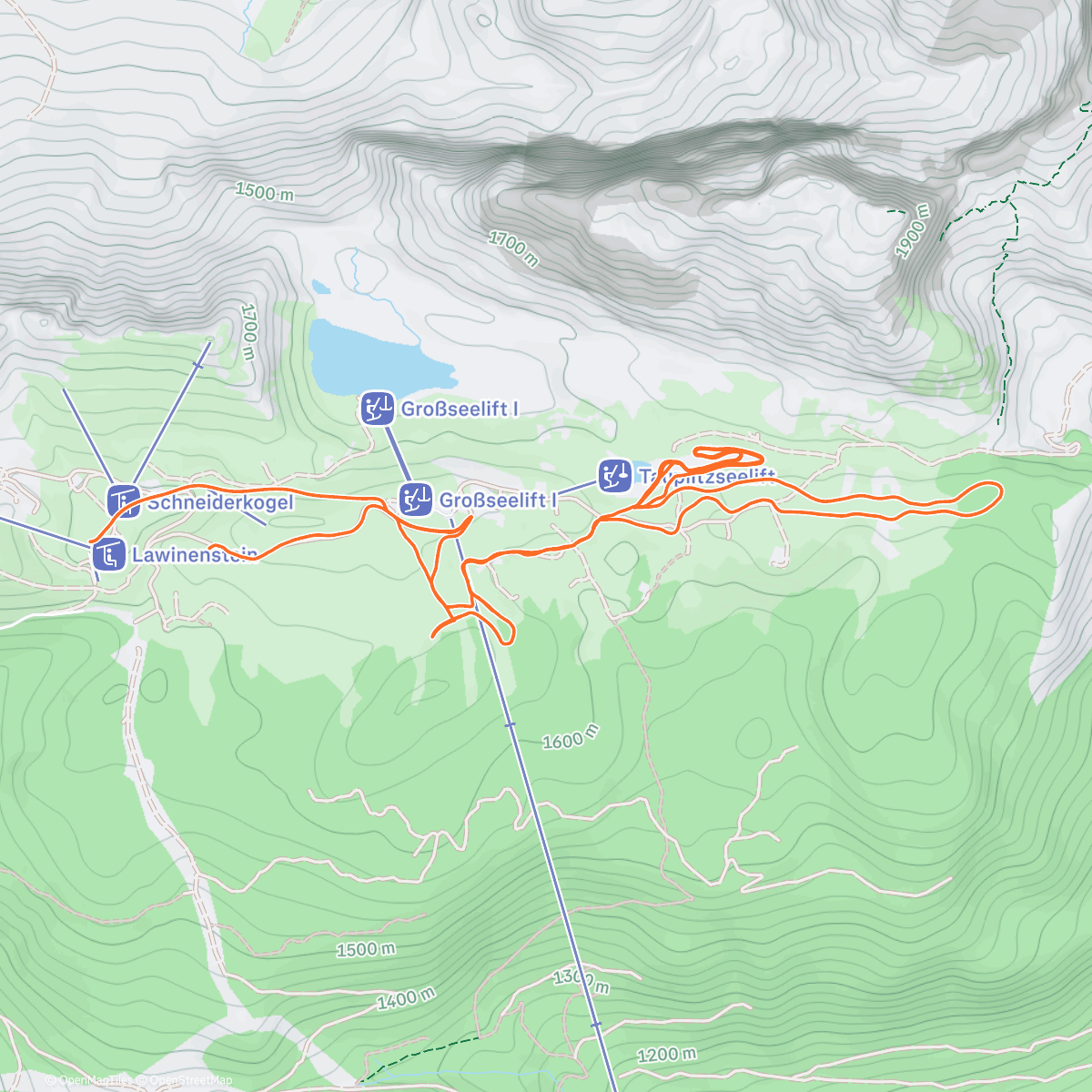 Map of the activity, Tauplitzalm🇦🇹 #4 - ☀️+klasika+výhledy