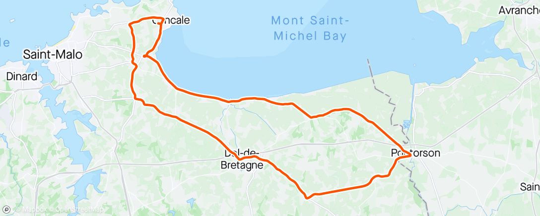 活动地图，Route avec Pascal R.