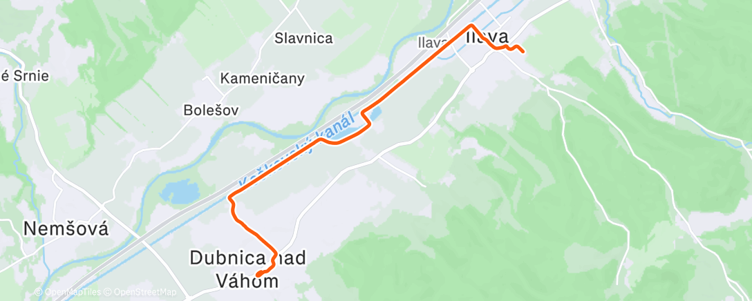 Карта физической активности (Night Walk)