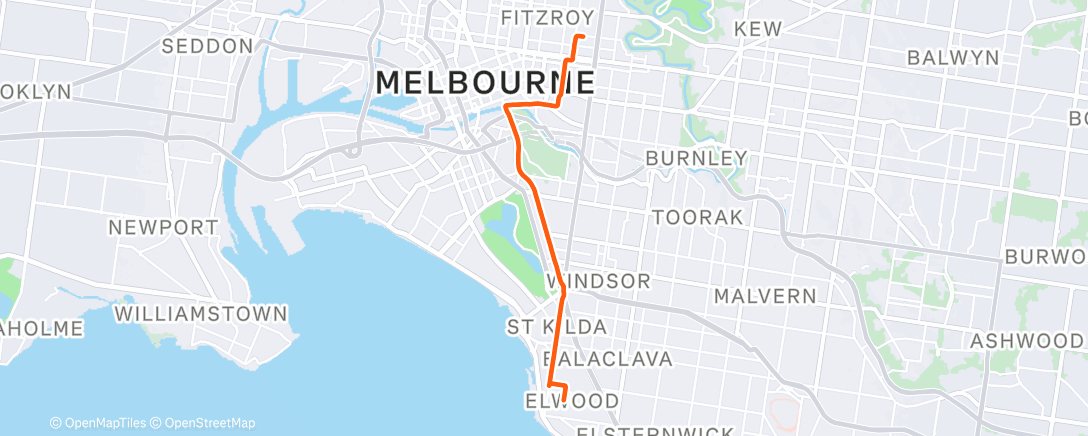 Mappa dell'attività Afternoon Ride