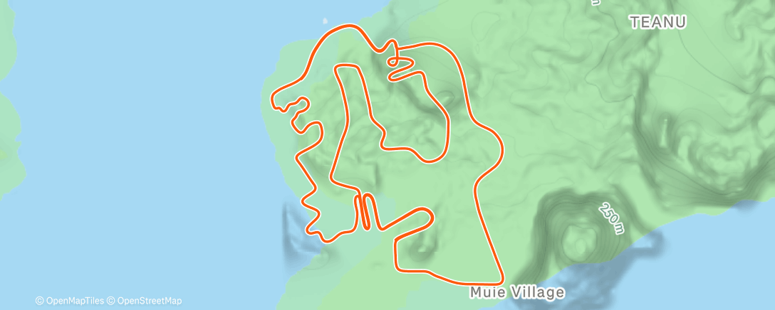 Map of the activity, Zwift - 130% of FTP Hangers on Figure 8 in Watopia
