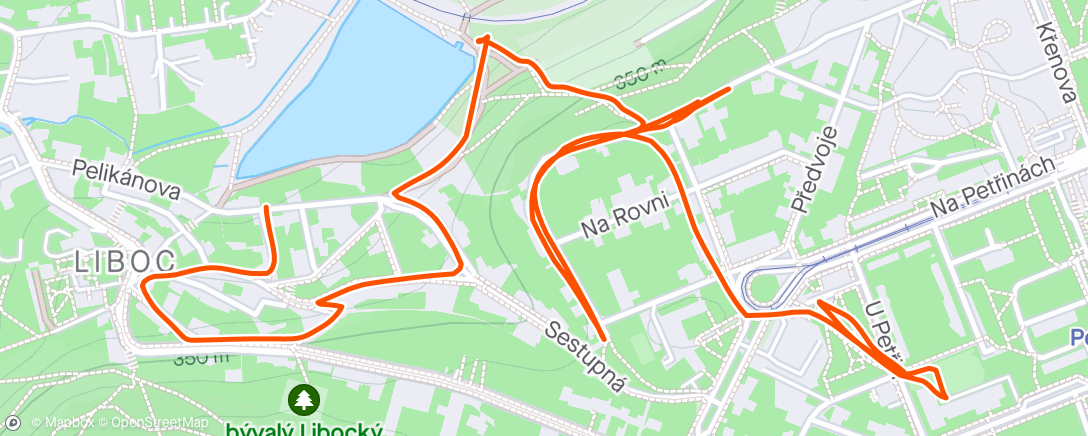 Map of the activity, Sprint