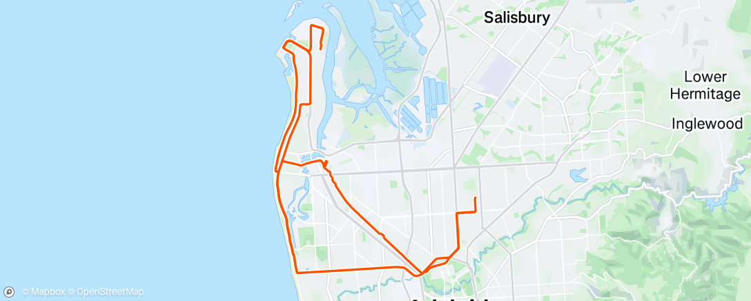 Map of the activity, Morning Ride