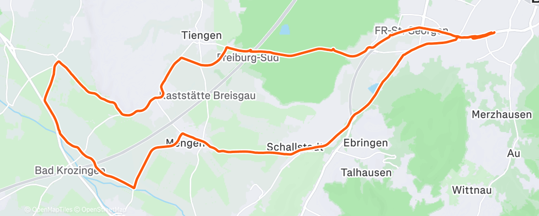 Map of the activity, Kalte Zehen 🥶