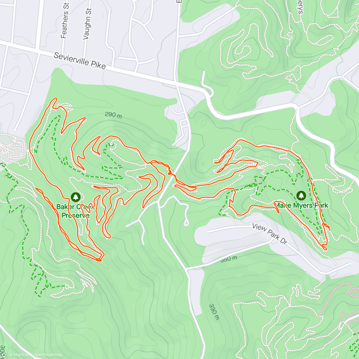 Mapa de la actividad (Joy Ride advanced Beginners sweep.)