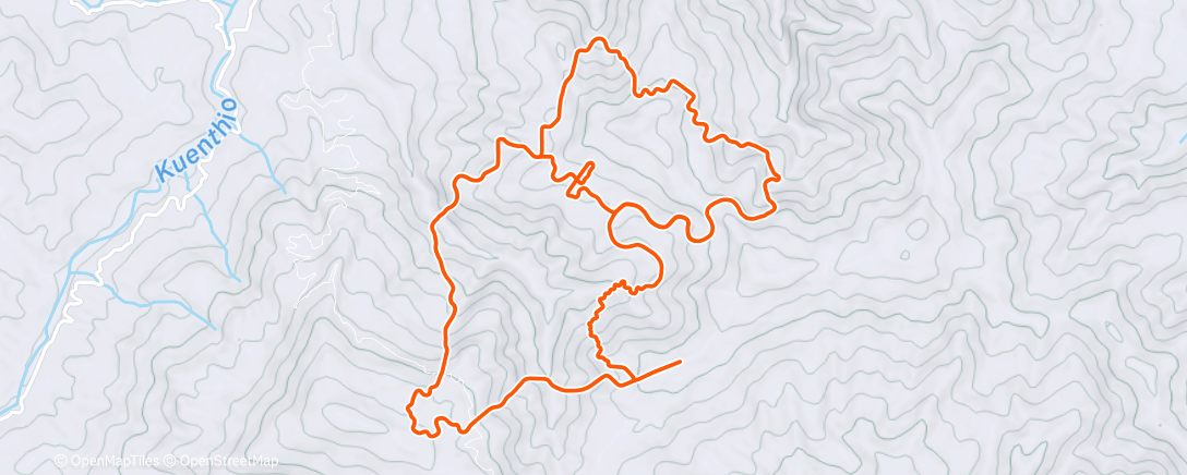 Map of the activity, Saw Legs on R.G.V. in France