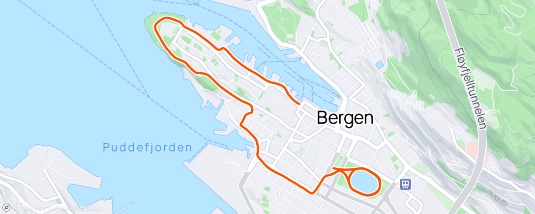 Mapa da atividade, Morgenjogg