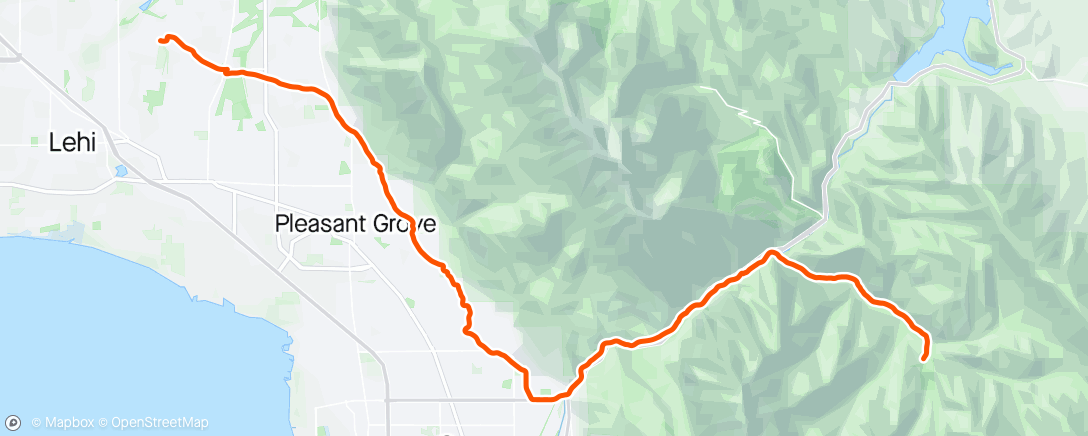 Map of the activity, South Fork