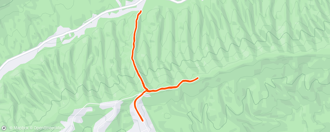 Map of the activity, Morning Run