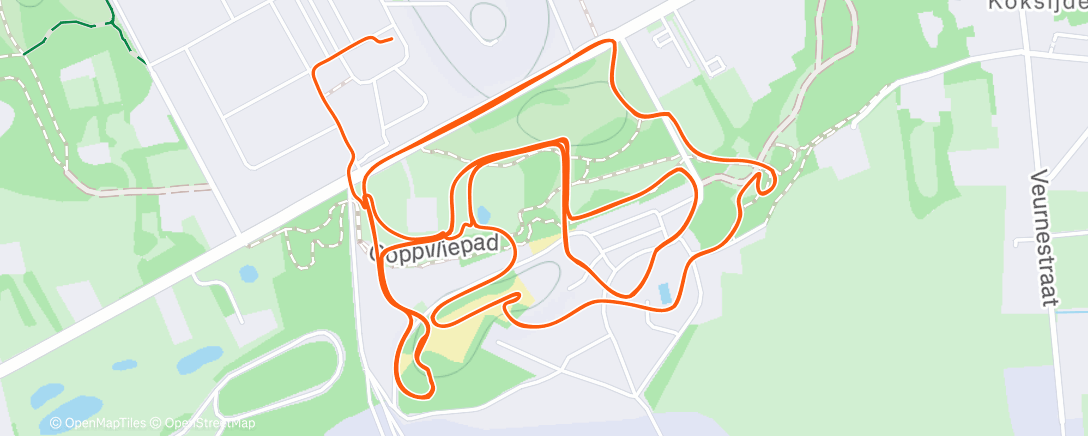 Map of the activity, Middagrit