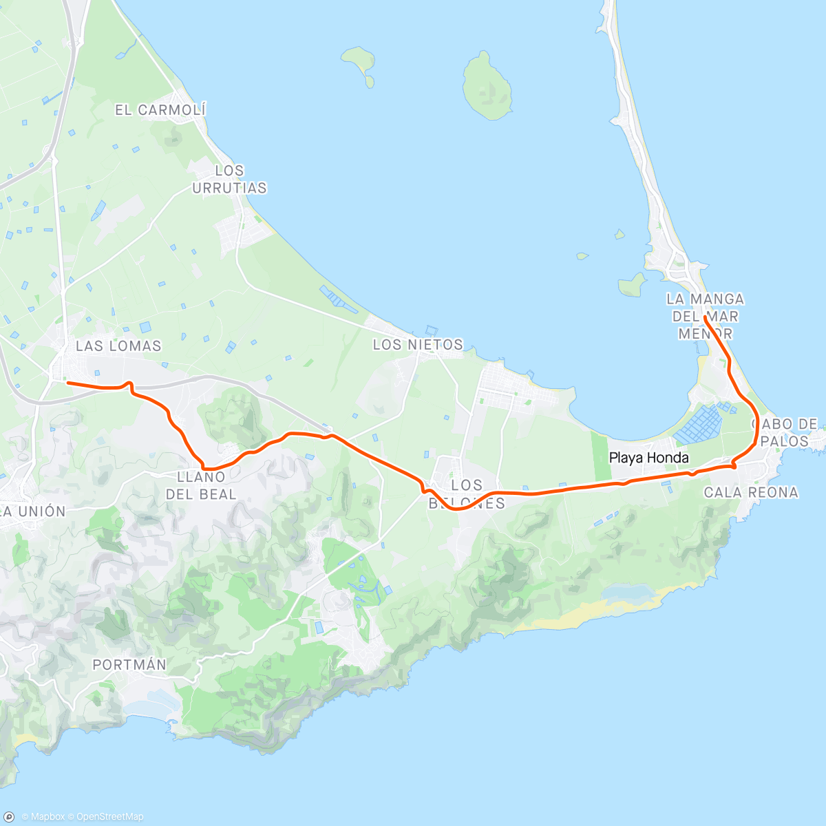Map of the activity, ROUVY - La Vuelta 2021 | Stage 8 - El Algar