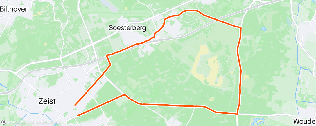 Map of the activity, Morning Fietskar Ride