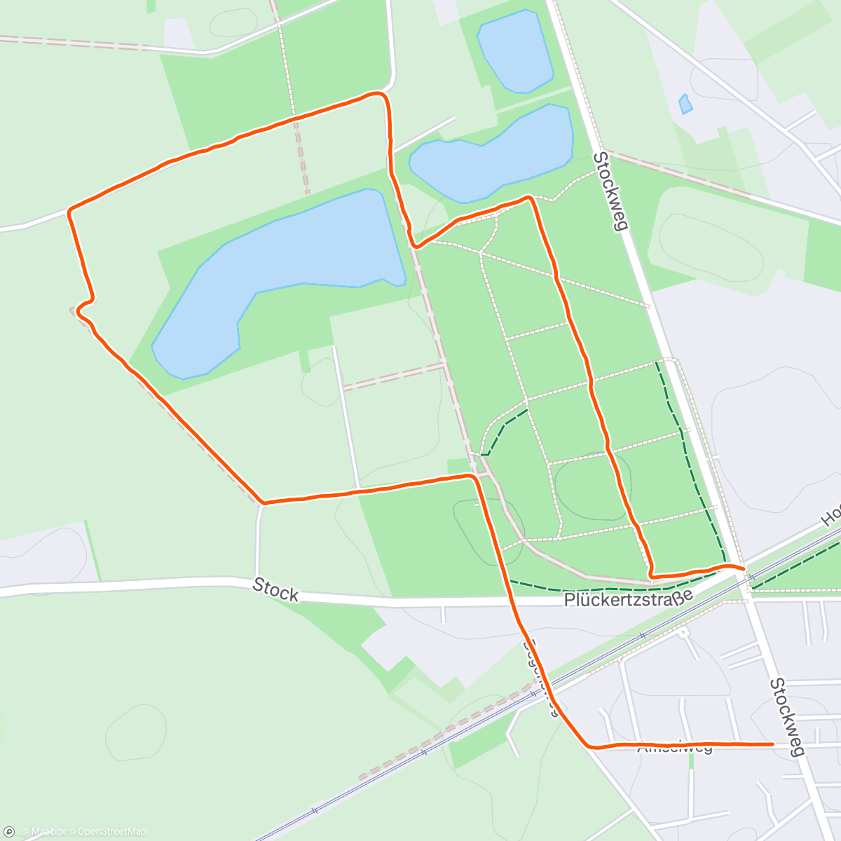 Map of the activity, Hunderunde