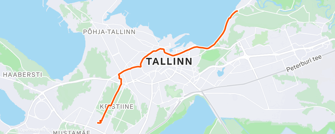 Map of the activity, Commute