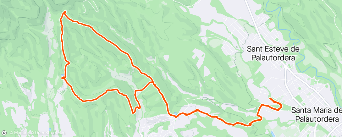 Map of the activity, Caminar