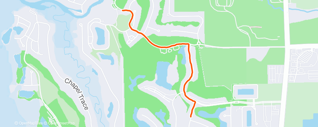 Map of the activity, Walk Break
