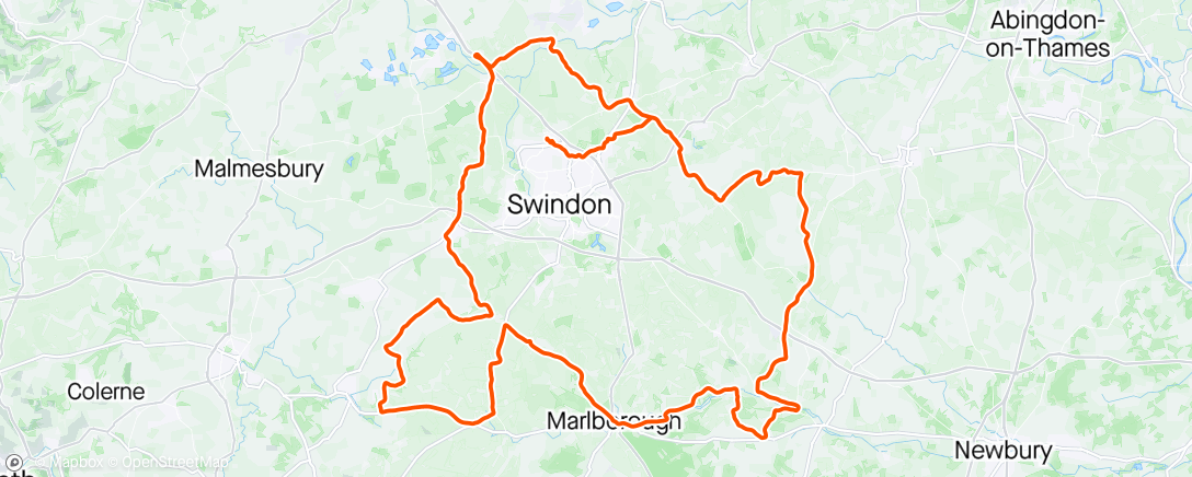 Map of the activity, SWCC #8 - White Horse Challenge with bonus miles - huge mechanical issue overcome!