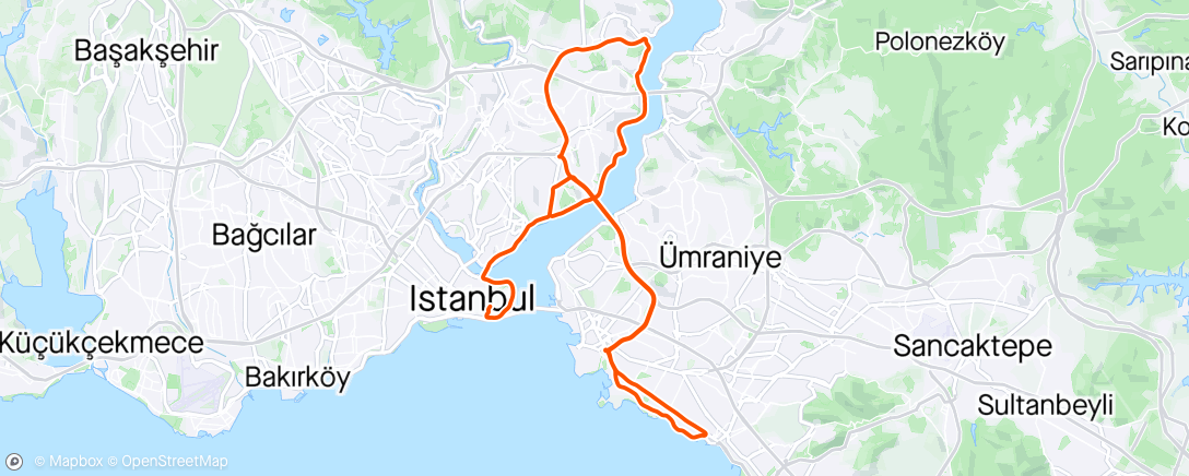 Mapa de la actividad, Etapa8 tour Turquia