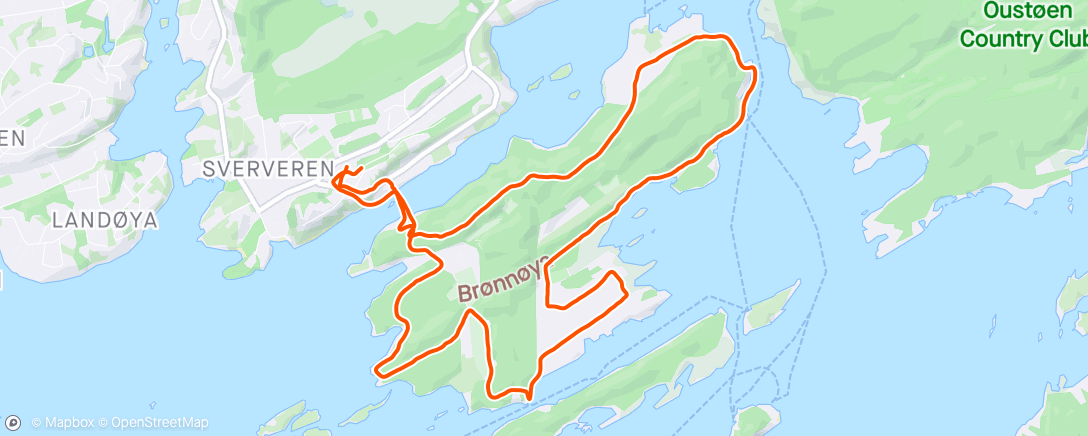 Map of the activity, Jogg - årets lengste