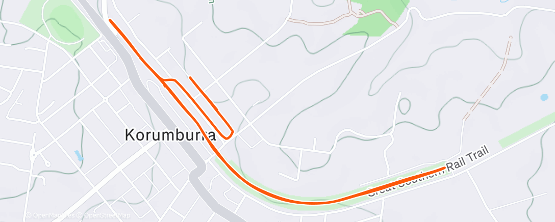 Карта физической активности (Morning Run)