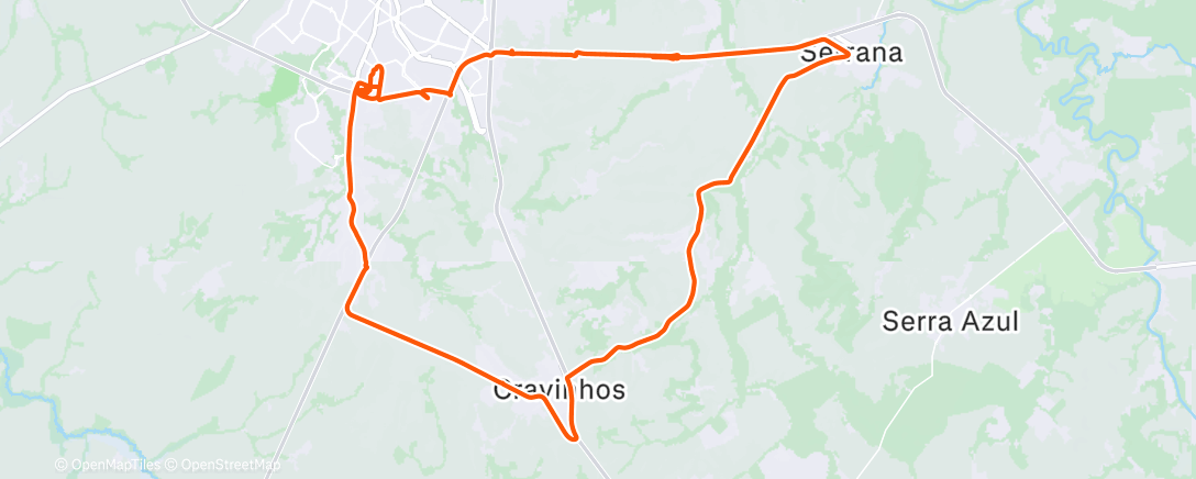 Peta aktivitas, Escapando da chuva