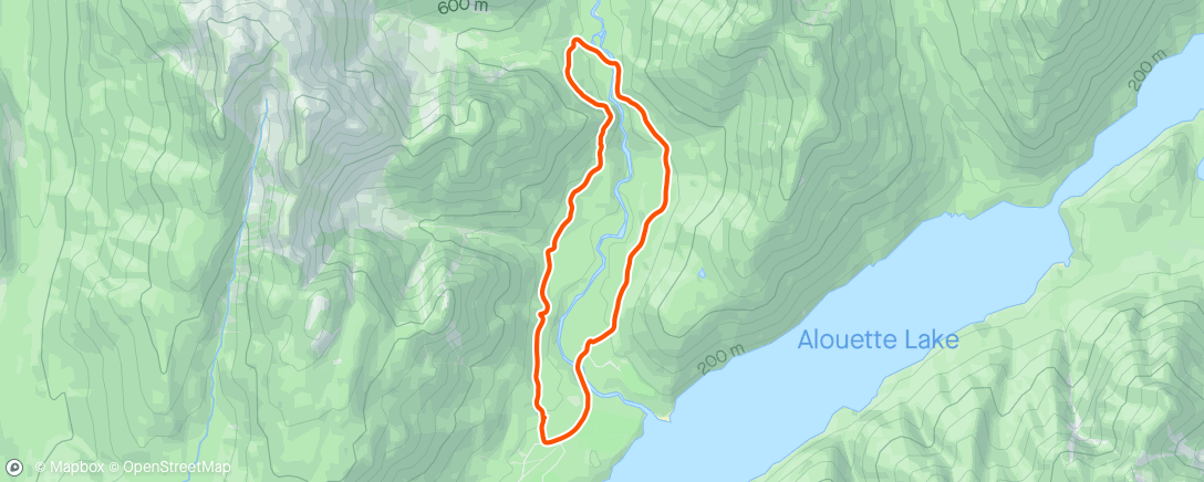 Karte der Aktivität „Lunch Trail Run”