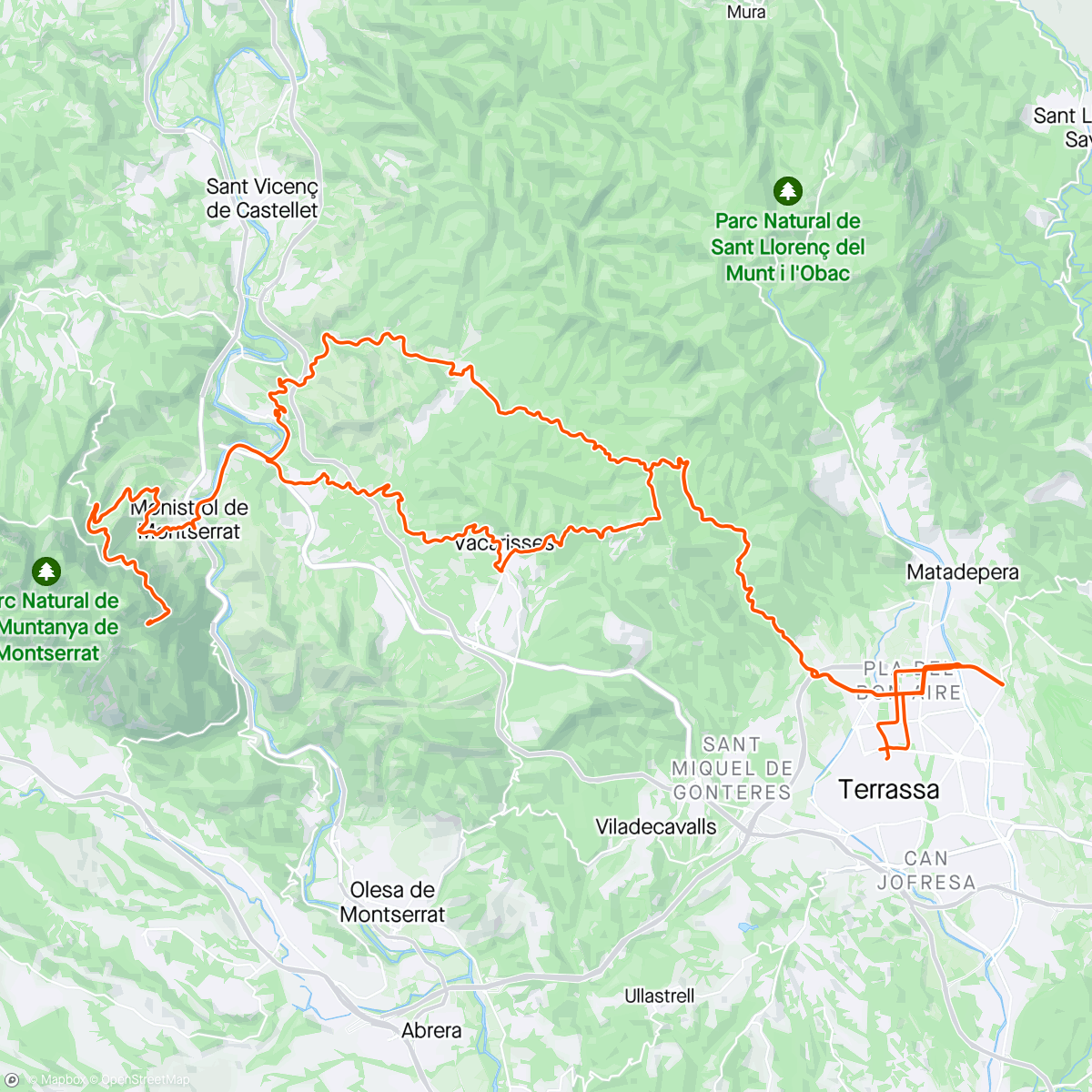 Map of the activity, Rosa d'Abril 🌹👩🏿⛰️⛰️⛰️
