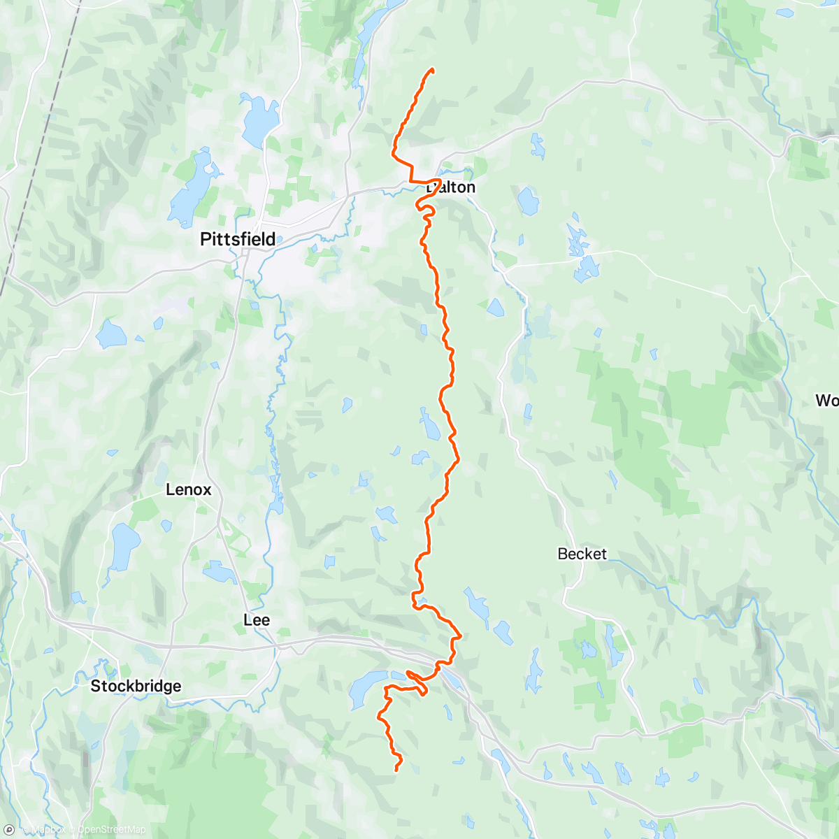 Map of the activity, ECT Day 163